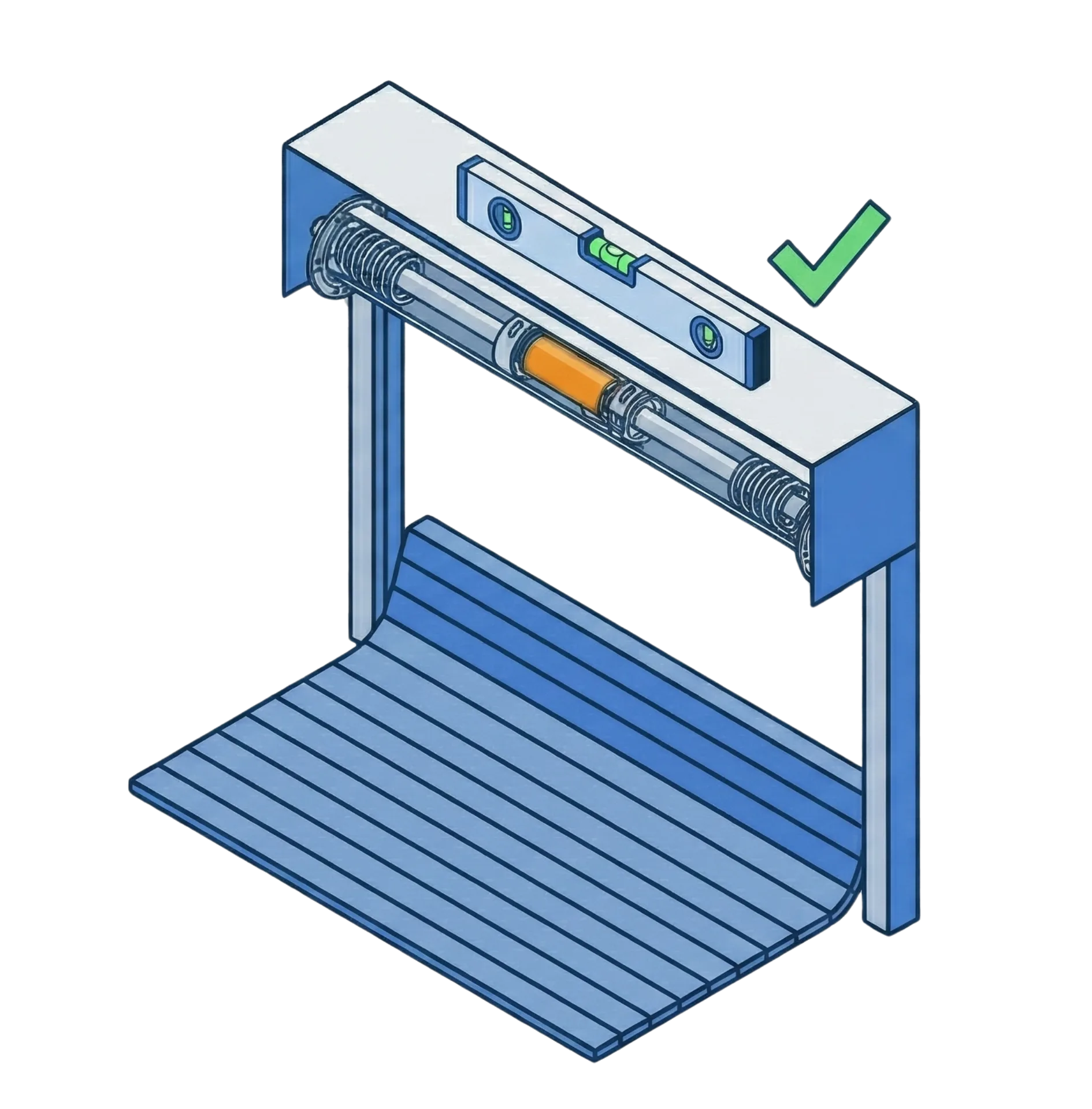 Installation professionnelle d'un rideau metallique motorise sur un commerce a Creil